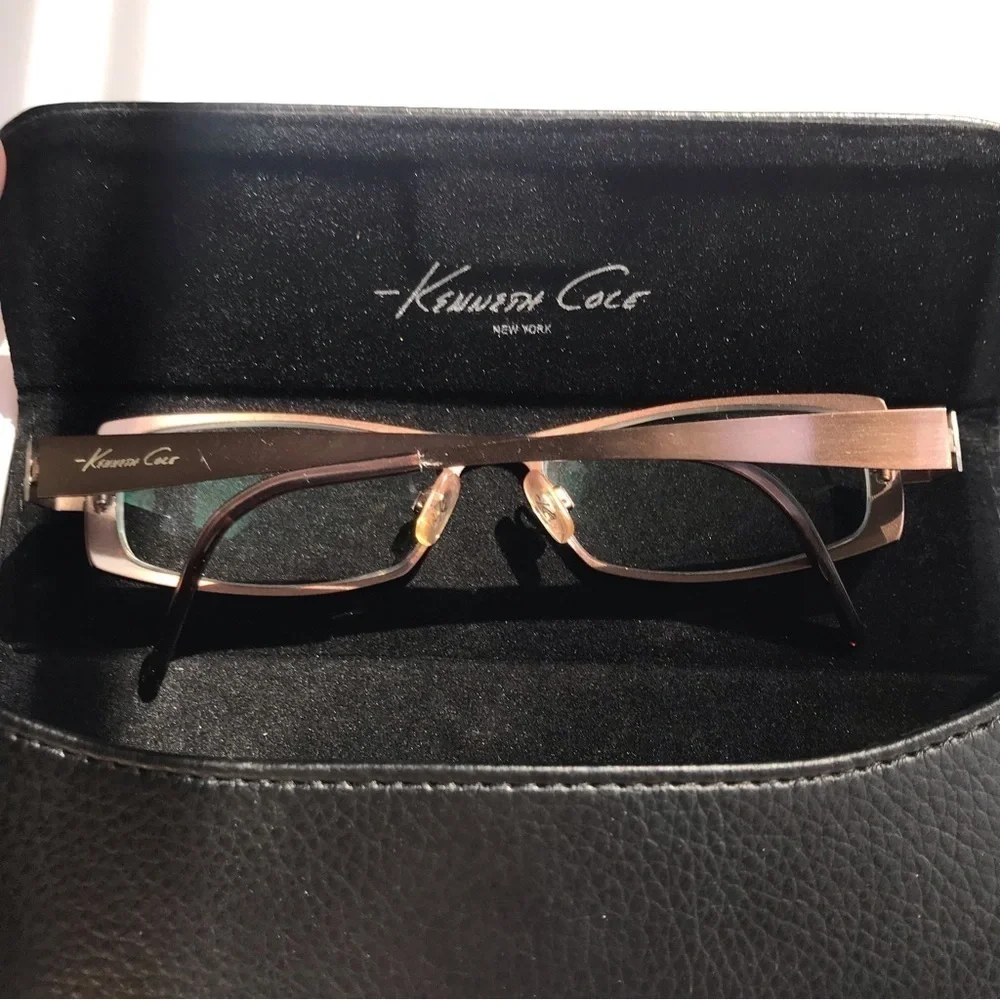 Kenneth Cole KC544 J78 Bronze Rectangle Eyeglass Frames Italy